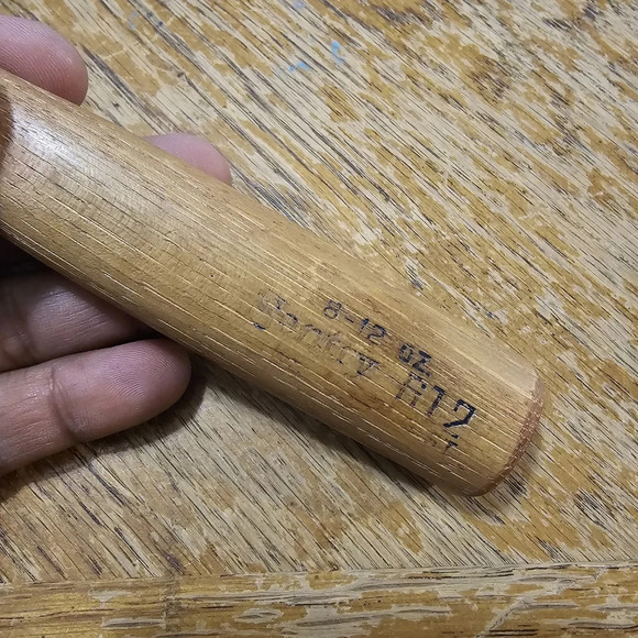 Vintage  G.W. Mount Brass Head Tack Hammer With Wooden Handle 6 Inch X 9 Inch so - Picture 2 of 8